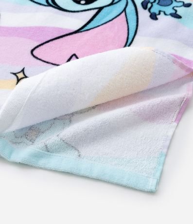 Poncho Infantil con Estampa Angel y Stitch- Talle Único 3