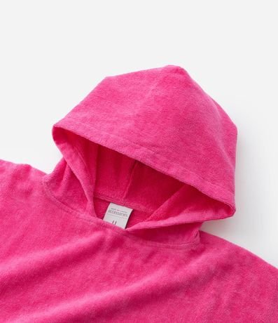 Poncho Infantil Toalla con Mini Pompones - Talle único 3