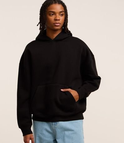 Saco Boxy en Algodón con Felpa Liso