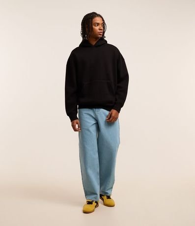 Saco Boxy en Algodón con Felpa Liso 2