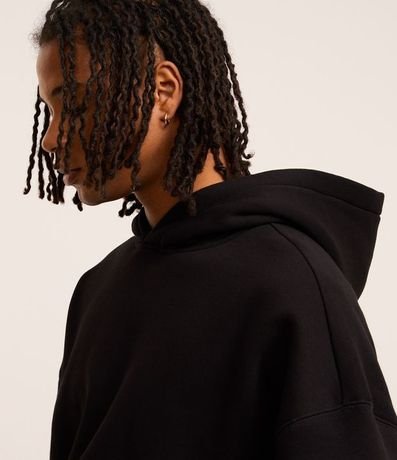 Saco Boxy en Algodón con Felpa Liso 3