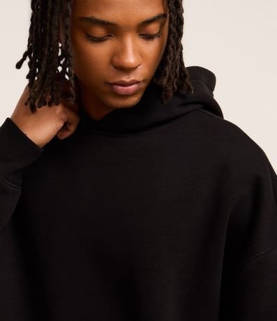 Saco Boxy en Algodón con Felpa Liso 5