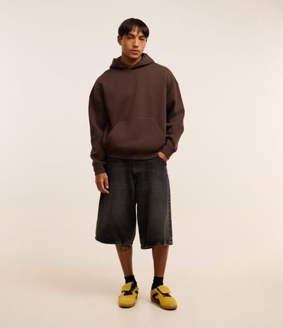 Saco Boxy en Algodón con Felpa Liso 2