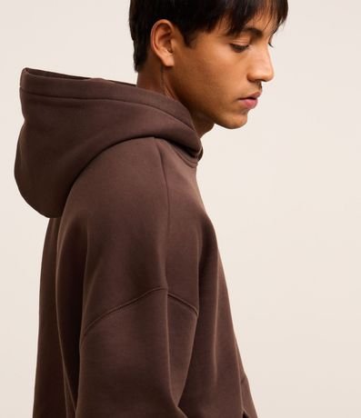 Saco Boxy en Algodón con Felpa Liso 4