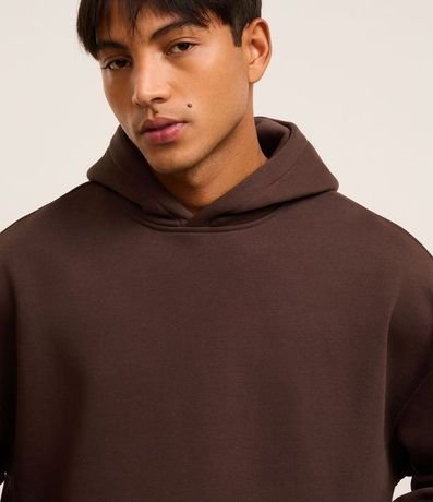 Saco Boxy en Algodón con Felpa Liso 5