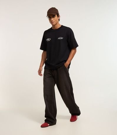 Remera Boxy en Algodón Grueso con Estampa Chevrolet 2