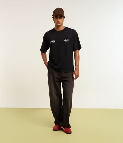 Remera Boxy en Algodón Grueso con Estampa Chevrolet 6