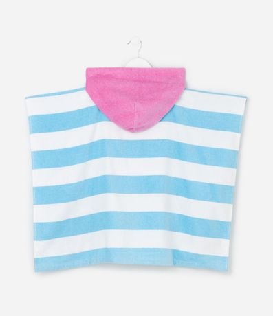 Poncho Infantil Toalla con Bolsillos Frutilla - Talle único 3