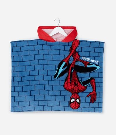 Poncho Infantil  con Estampa Spider-Man - Talle único 2