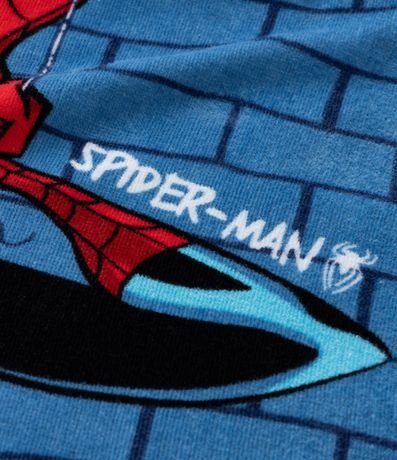 Poncho Infantil  con Estampa Spider-Man - Talle único 5