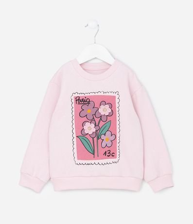 Conjunto Infantil Calentito con Bordado Flores - Talle 1 a 6 años 2