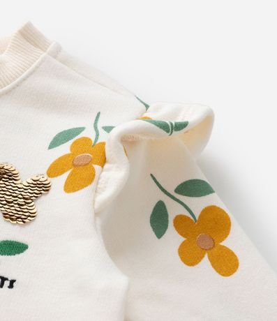 Conjunto Infantil Canelado con Estampa Flores - Talle 1 a 6 años 11