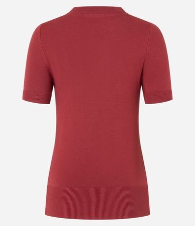 Blusa Básica de Punto con Cuello Redondo 8