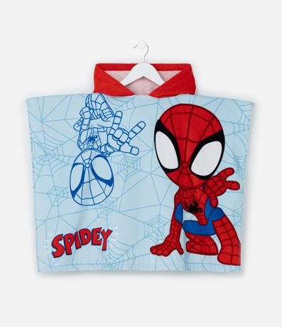 Poncho Infantil con Estampado Spidey - Talle único 3