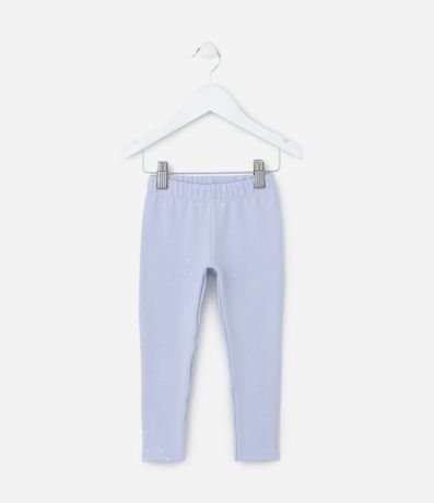 Pantalón Legging Infantil en Algodón con Brillitos - Talle 1 a 6 años