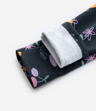 Pantalón Legging Infantil con Estampa Tulipas - Talle 1 a 6 años 4