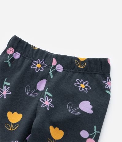 Pantalón Legging Infantil con Estampa Tulipas - Talle 1 a 6 años 5