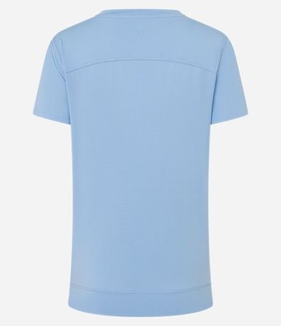 Remera Deportiva en Microfibra Agujerada con Bajo Mullet 5