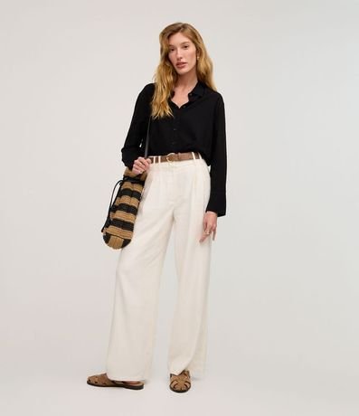 Camisa Manga Larga en Viscolino 2