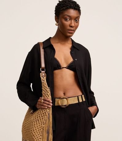 Camisa Manga Larga en Viscolino