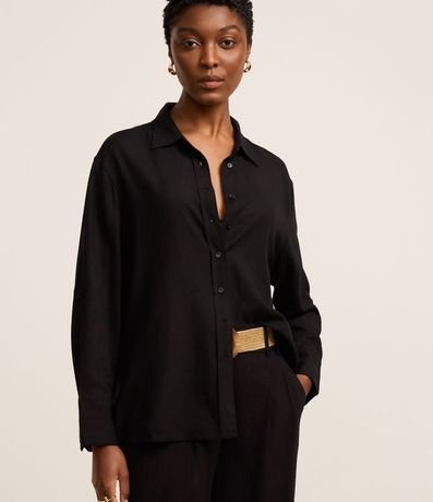 Camisa Manga Larga en Viscolino 3