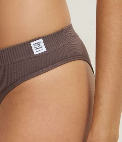 Kit 02 Bombachas Bikini Seamless Texturizada 5