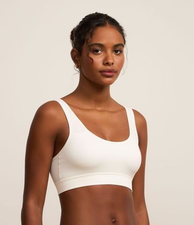 Soutien Top en Poliamida Texturizada Seamless