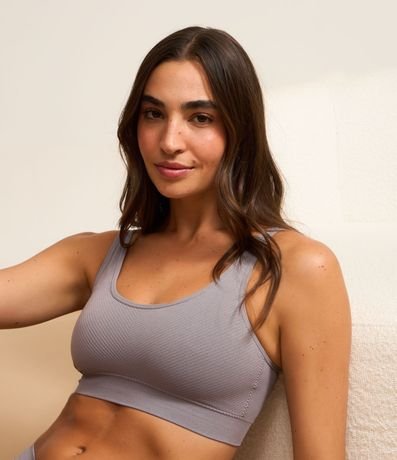 Soutien Top en Poliamida Texturizada Seamless