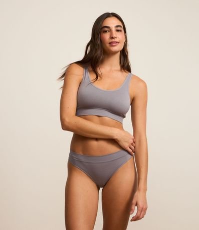 Bombacha Bikini en Poliamida Texturizada Seamless