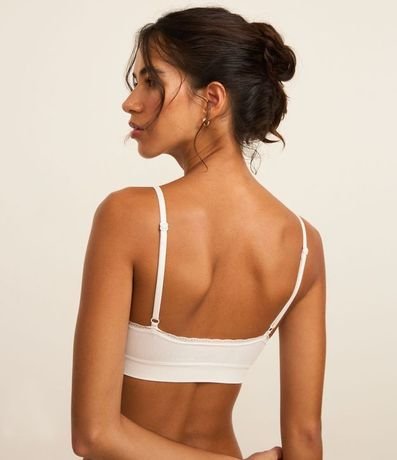 Kit 02 Soutiens Top Triángulo Seamless con Detalle de Encaje 7