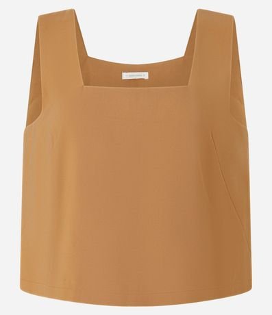 Blusa en Viscosa con Escote Cuadrado 6