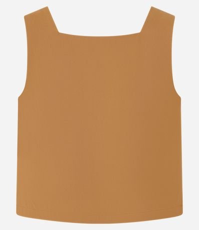 Blusa en Viscosa con Escote Cuadrado 7
