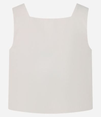 Blusa en Viscosa con Escote Cuadrado 6