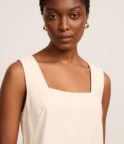 Blusa en Viscosa con Escote Cuadrado 3