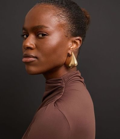 Vestido Midi en Poliamida con Cuello y Detalle Fruncido 5