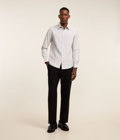 Camisa Social en Tricolina de Cuadros Grid 2