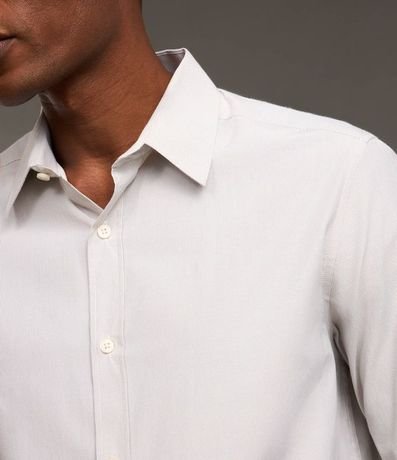 Camisa Social en Tricolina de Cuadros Grid 6