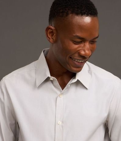 Camisa Social en Tricolina de Cuadros Grid 7