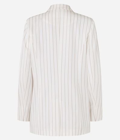 Blazer Oversized Sastre con Solapas y Rayas 10