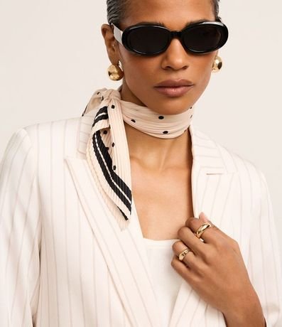 Blazer Oversized Sastre con Solapas y Rayas 7