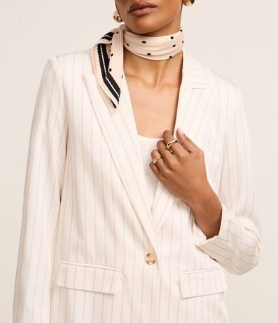 Blazer Oversized Sastre con Solapas y Rayas 8