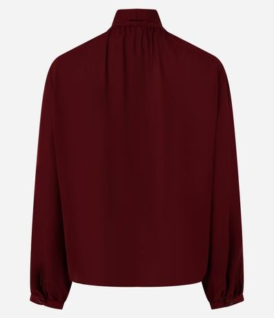Blusa Boho en Chiffon con Cuello Lazo 8
