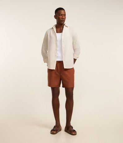 Bermuda de Banho en Ana Ruga con Textura