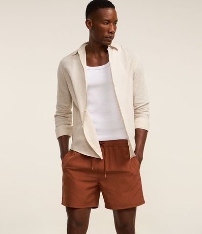 Bermuda de Banho en Ana Ruga con Textura 4