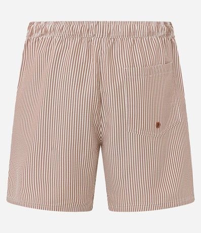 Bermuda de Baño Rayada en Microfibra con Textura Ana Ruga 6