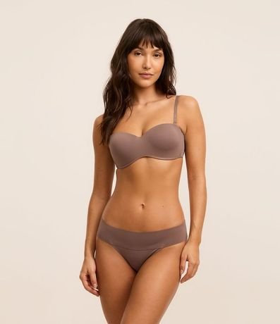 Kit 02 Bombachas Bikini Básica en Microfibra Ligera con Cintura Ancha 4