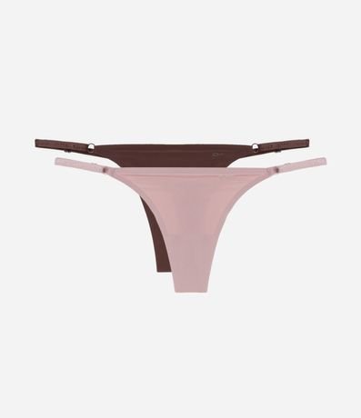 Kit 02 Bombachas Colaless Hilo en Microfibra 1