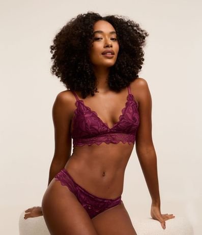 Soutien Top en Encaje Floral 2