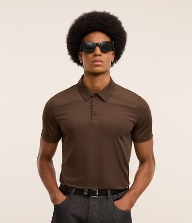 Camisa Polo Performance con Toque Gelado