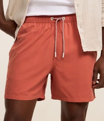 Bermuda de Banho en Ripstop con Cintura Elástica 2